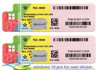 Kod klucza licencyjnego Microsoft Windows 10 Pro Naklejka licencyjna COA Systemy 64-bitowe Pełna wersja